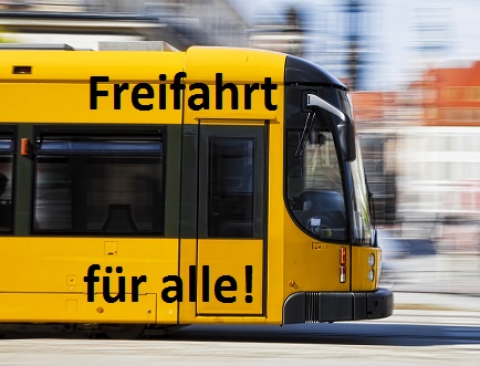 Strassenbahn Freifahrt